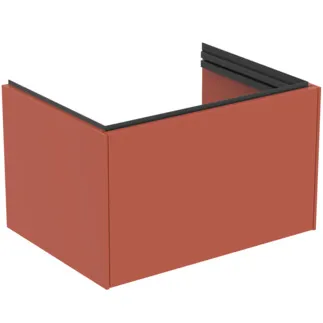 Picture of IDEAL STANDARD Conca 60cm x 44cm wall mounted vanity unit with 1 drawermatt sunset #T5572Y3 - Matt Sunset