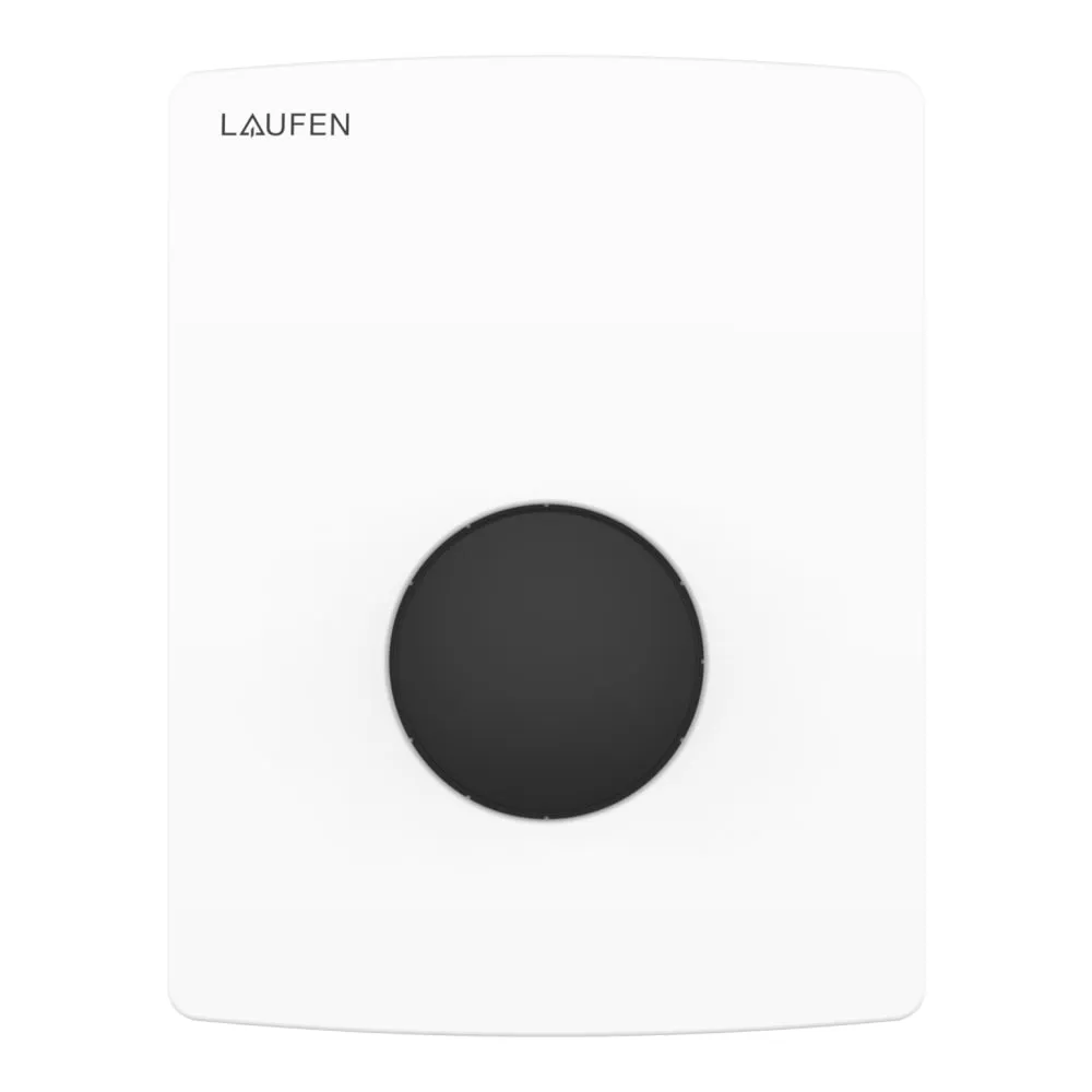 Picture of LAUFEN INEO infrared flush plate urinal INEO E-AU111 126 x 17 x 162 mm #H9091110000001 - 000 - White