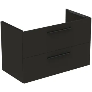 Obrázek IDEAL STANDARD i.life B toaletní skříňka 1000x505 mm, se 2 výsuvy s měkkým zavíráním #T5585NV - karbonově šedá