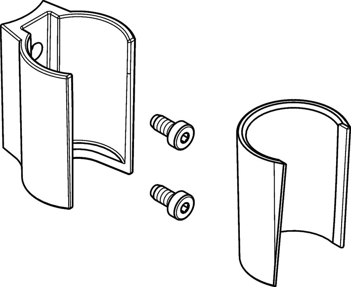Bild von HANSGROHE Brausehalter kpl. #96295000 - Chrom