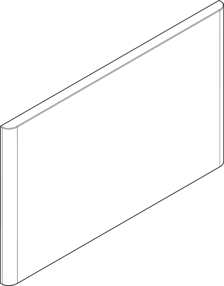 Picture of HANSGROHE Furniture front for drawer diamond matt grey #87223000