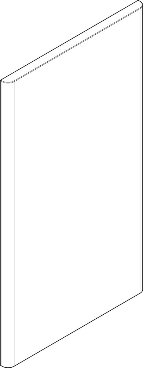 Picture of HANSGROHE Furniture front left diamond matt grey #87204000