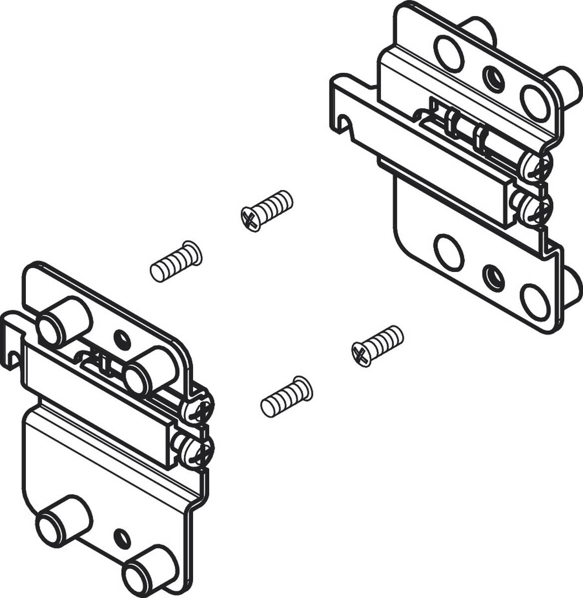 Picture of HANSGROHE Suspension for vanity unit left/right #87276000