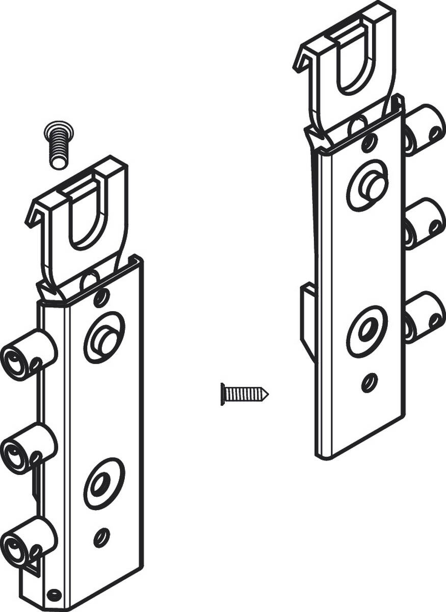 Picture of HANSGROHE Suspension left/right incl. fixation set #87145000