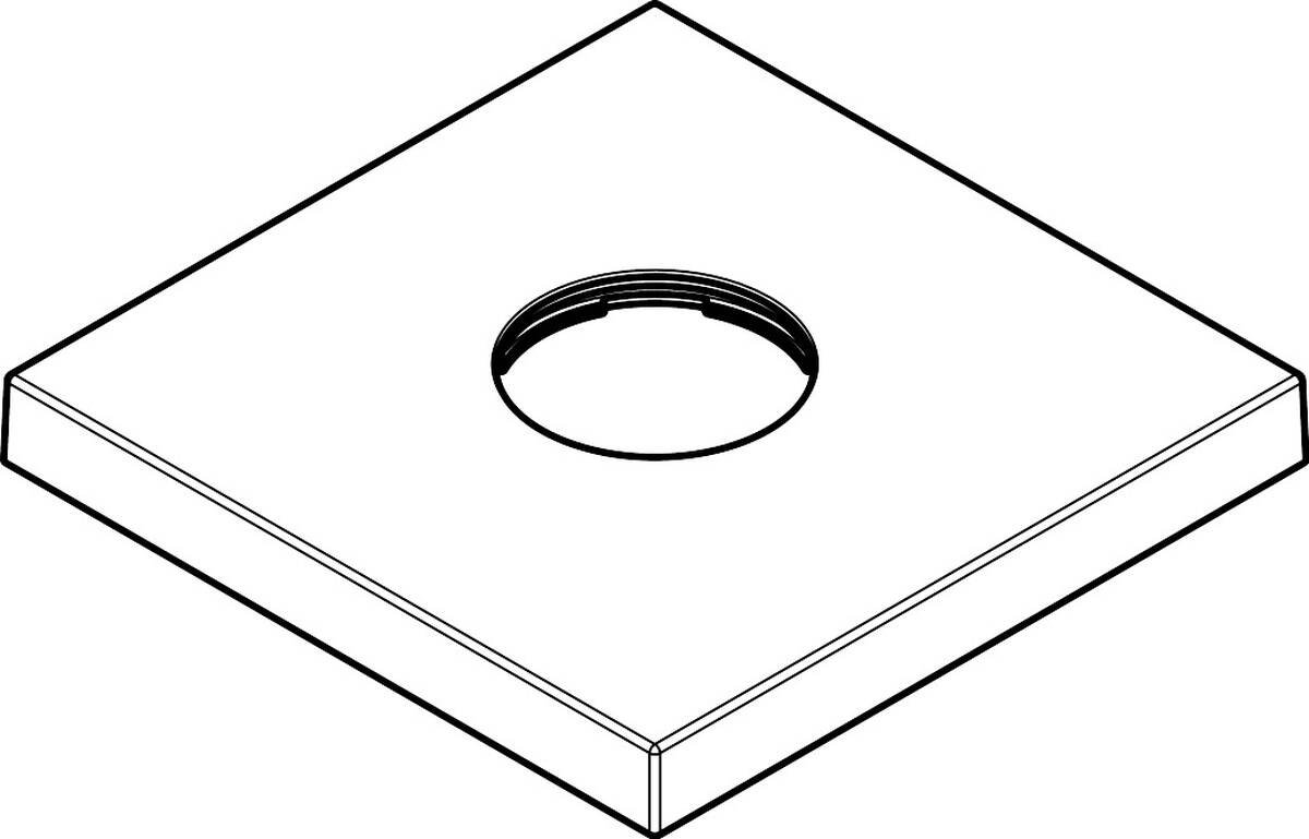 Bild von HANSGROHE Rosette #92134000 - Chrom