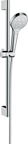 Picture of HANSGROHE Croma Select S Shower set 110 Multi with shower bar 65 cm #26560400 - White/Chrome