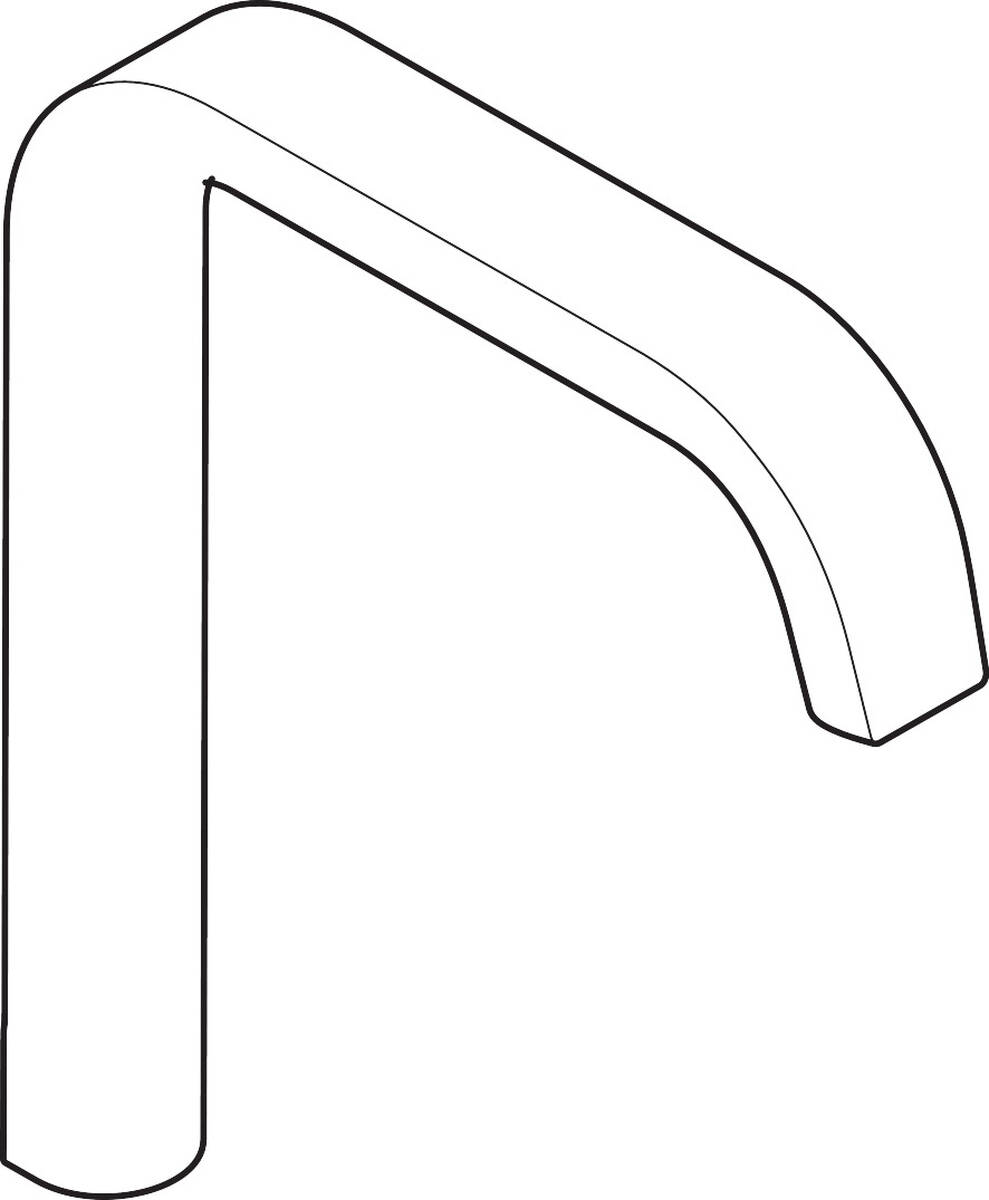 Bild von HANSGROHE Auslauf kpl. #92394310 - Brushed Red Gold