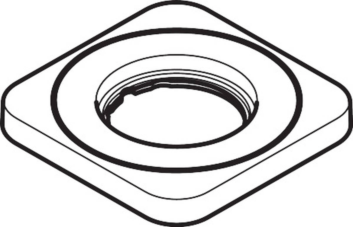 Obrázek HANSGROHE Rozeta #98930950 - kartáčovaná mosaz