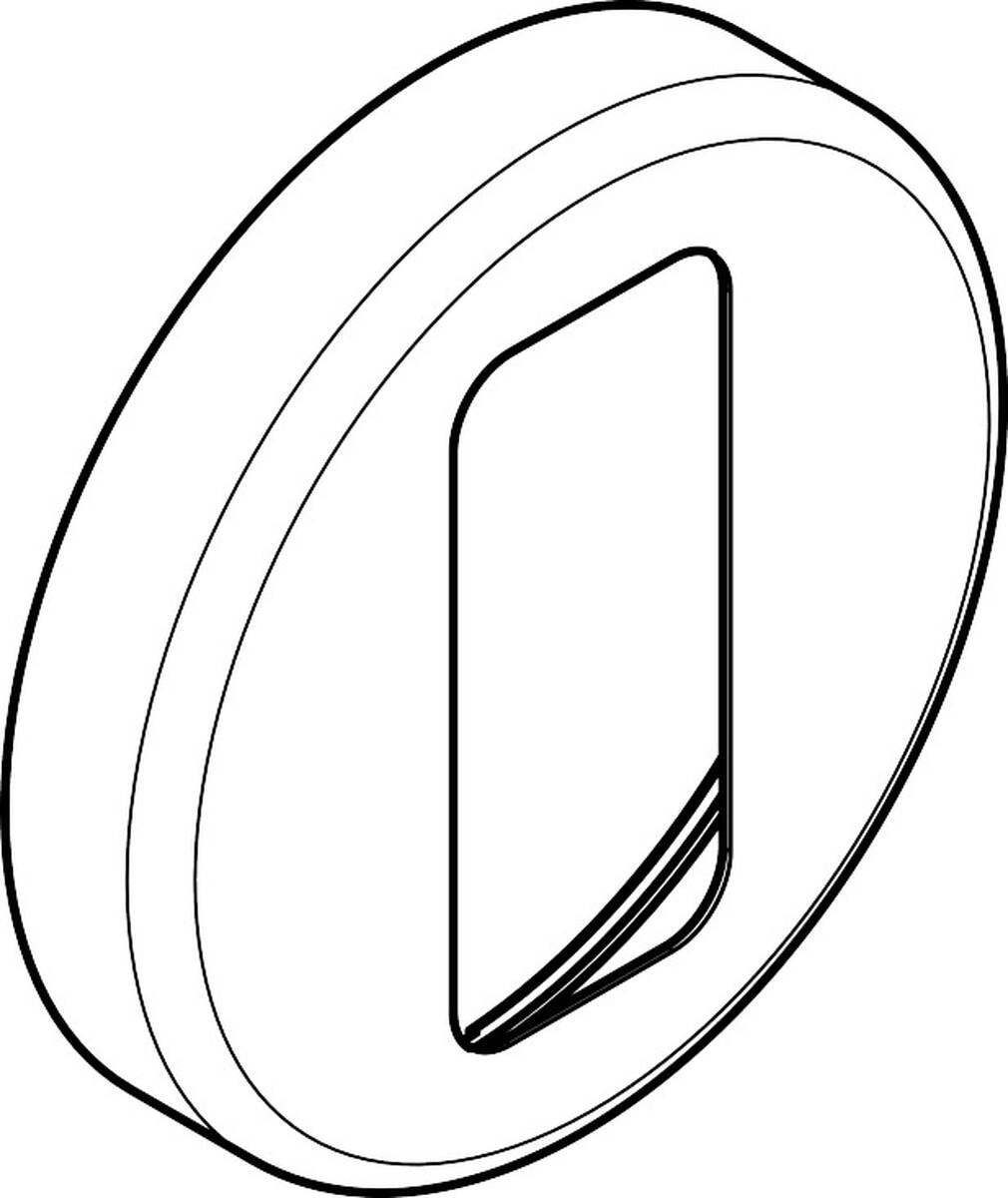 Obrázek HANSGROHE Rozeta #92193310 - kartáčované červené zlato