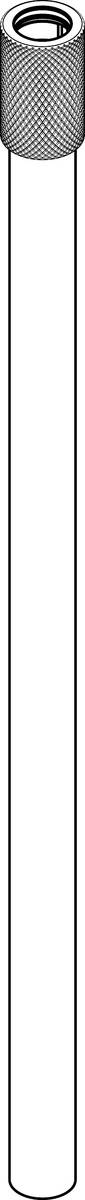 Bild von HANSGROHE Rohr #92243800 - Edelstahl Optic