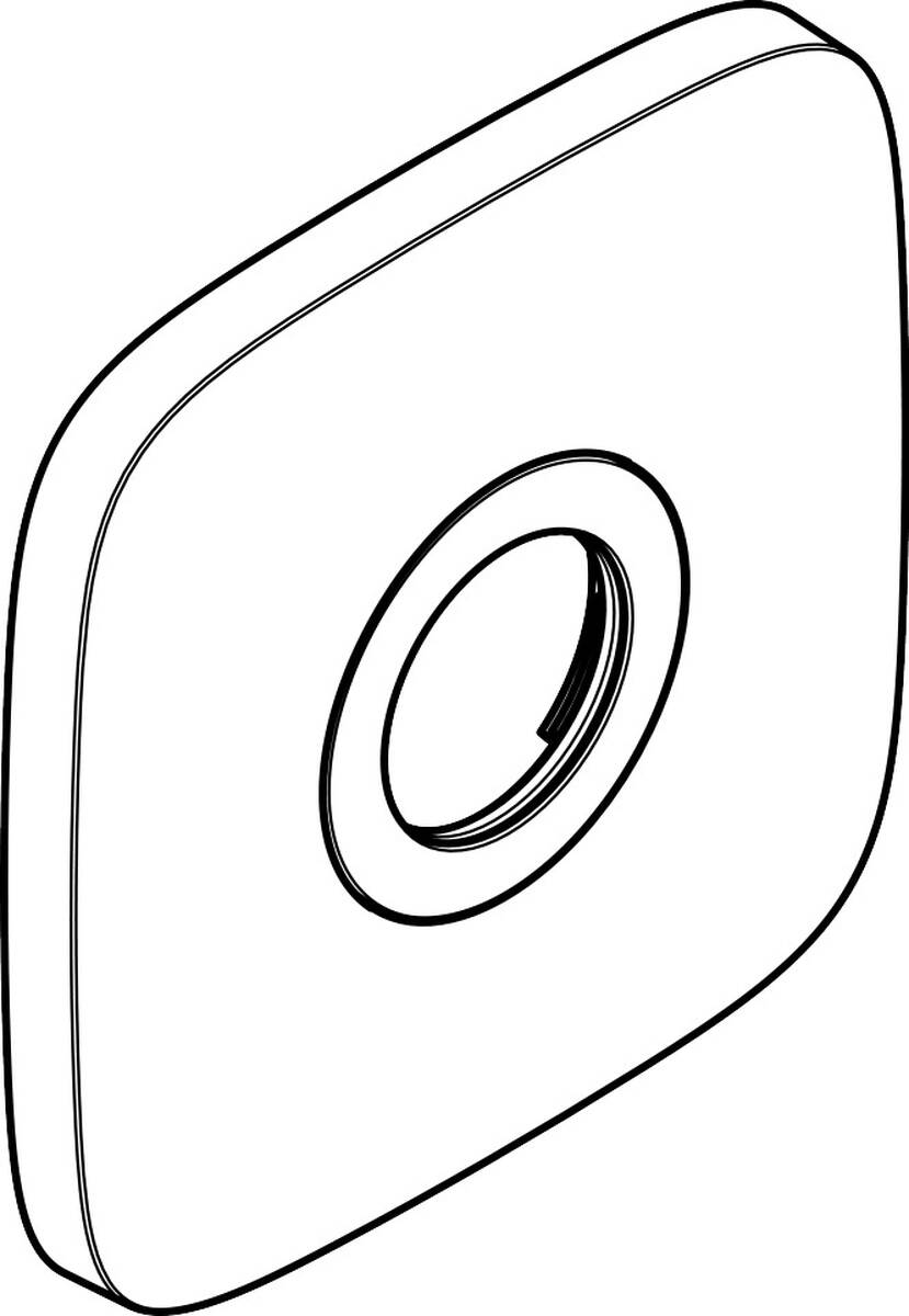 Bild von HANSGROHE Rosette 155 / 155 mm #92274000 - Chrom
