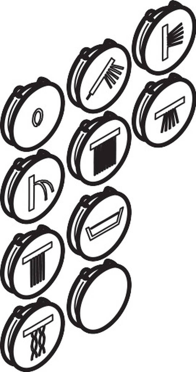 Picture of HANSGROHE set of symbols #95238000 - Chrome