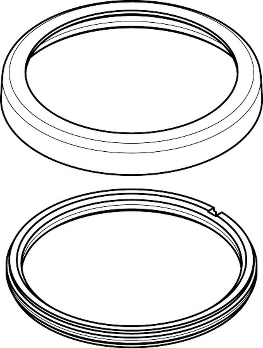 Bild von HANSGROHE Rosette für Brausehalter #95753000 - Chrom
