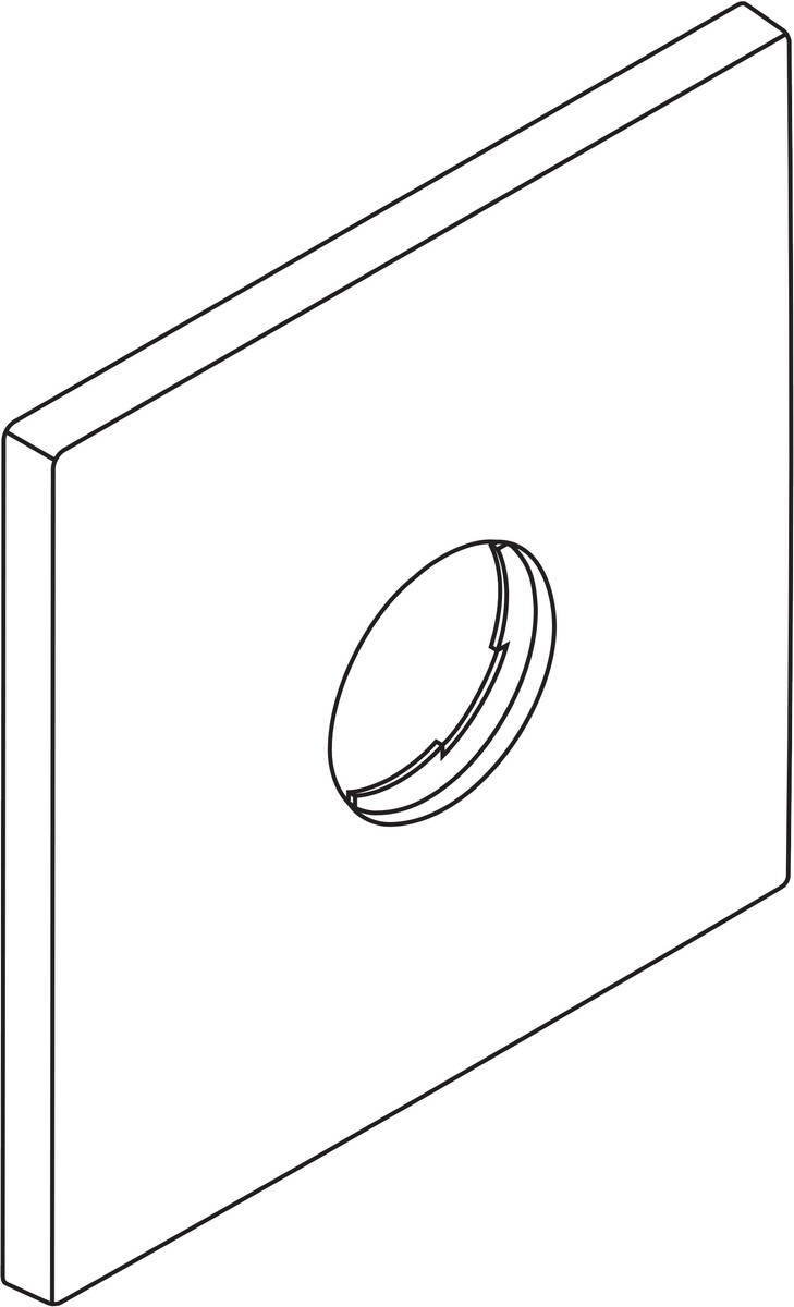 Bild von HANSGROHE Rosette #94299000 - Chrom