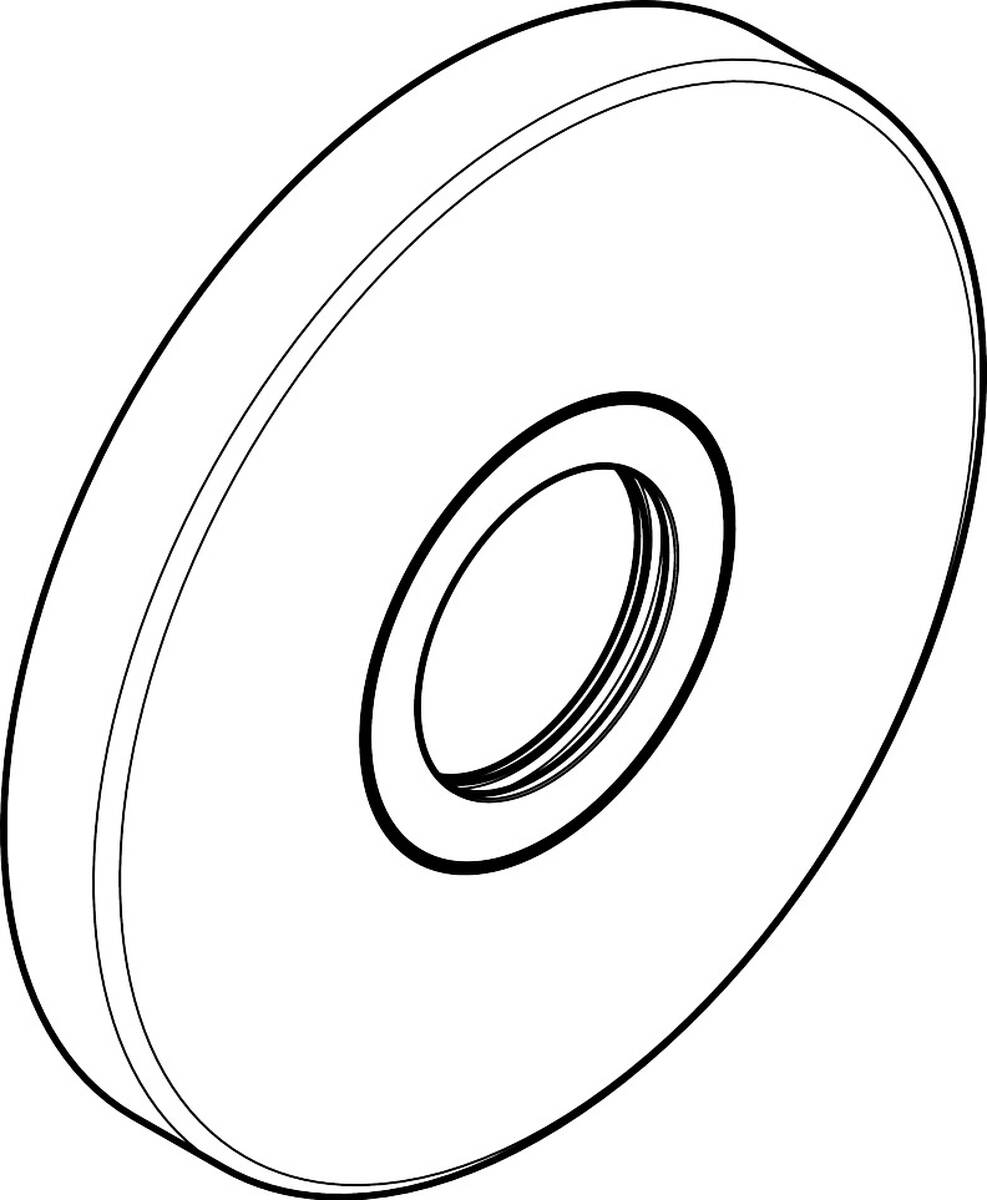 Picture of HANSGROHE Rosette Ø 170 mm #92664000 - Chrome