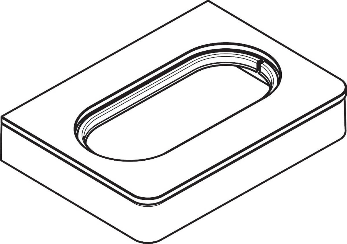 Bild von HANSGROHE Halteelement #92458340 - Brushed Black Chrome