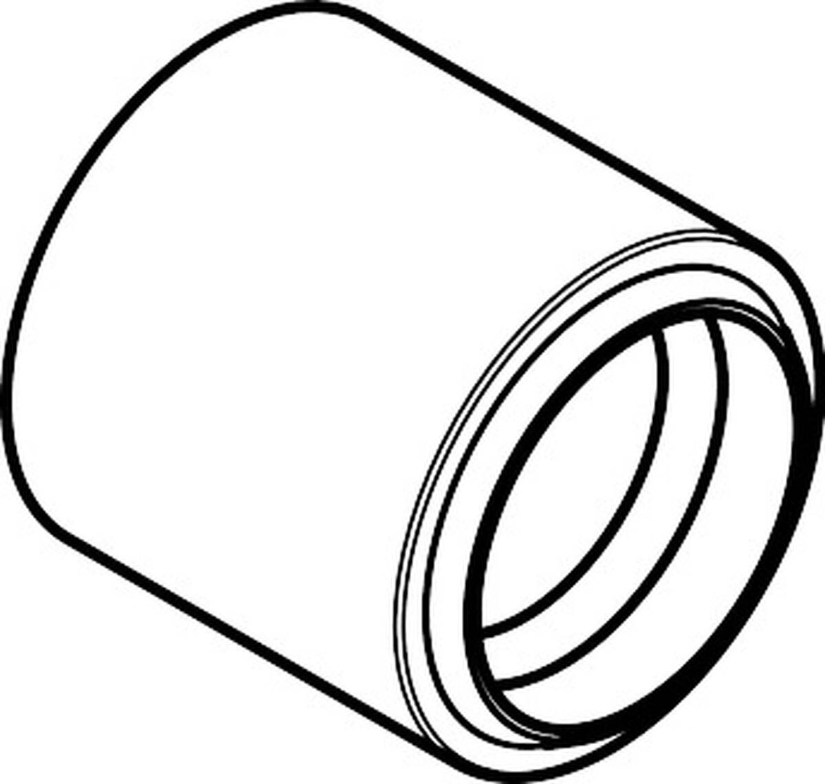 Picture of HANSGROHE Sleeve #92546820 - Brushed nickel