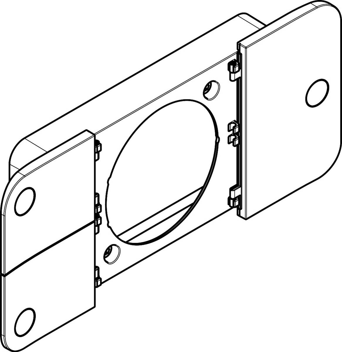 Picture of HANSGROHE Control element #92613330 - Polished Black Chrome