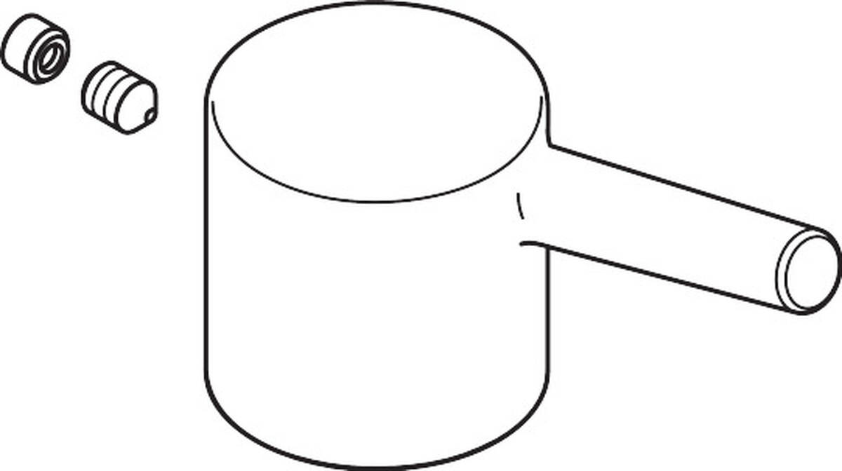 Bild von HANSGROHE Griff #92633000 - Chrom