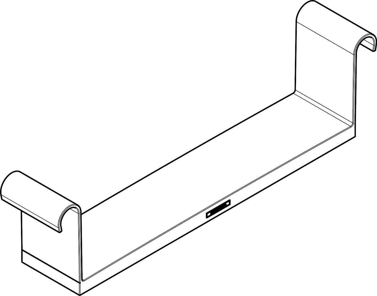 Bild von HANSGROHE Ablage #92806000 - Alpinweiß