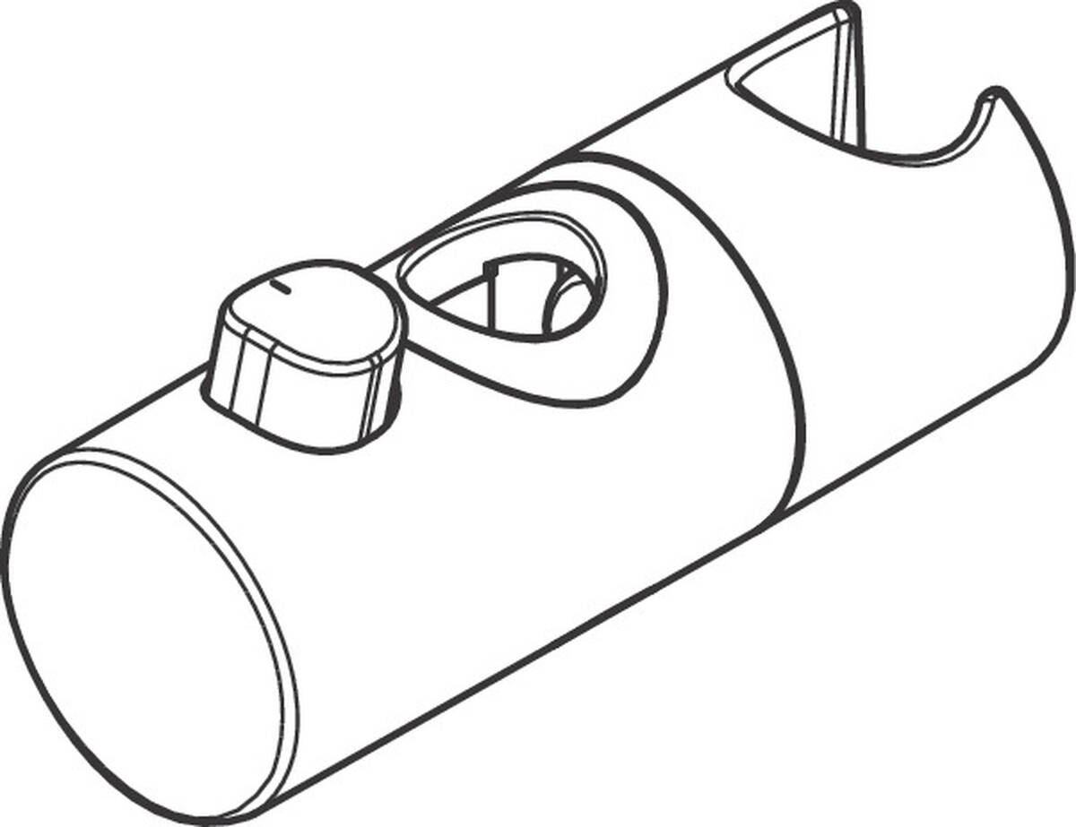 Bild von HANSGROHE Schieber kompl. #93729670 - Mattschwarz