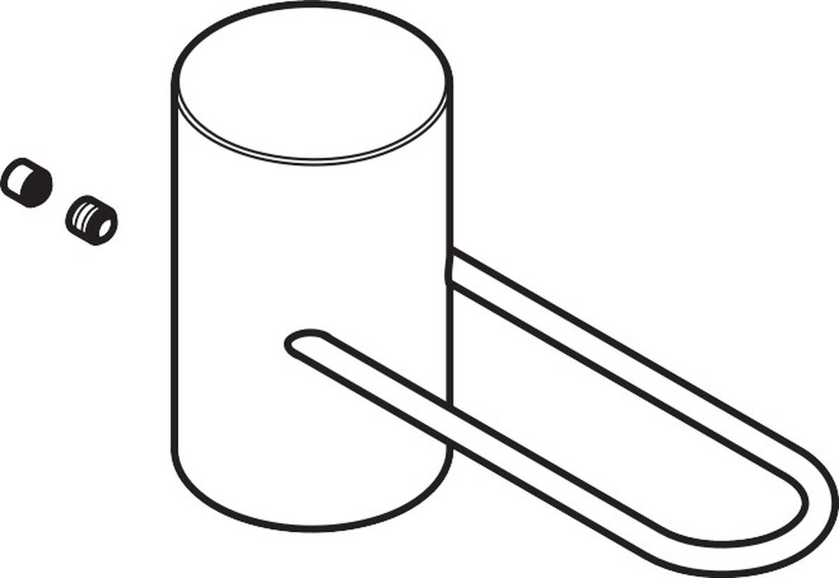 Picture of HANSGROHE Handle for Talis S mixer #92886820 - Brushed Nickel