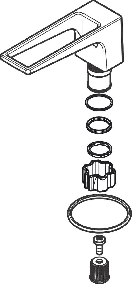 Picture of HANSGROHE HG handle AXOR Urquiola hot water chrome #92918000 - Chrome