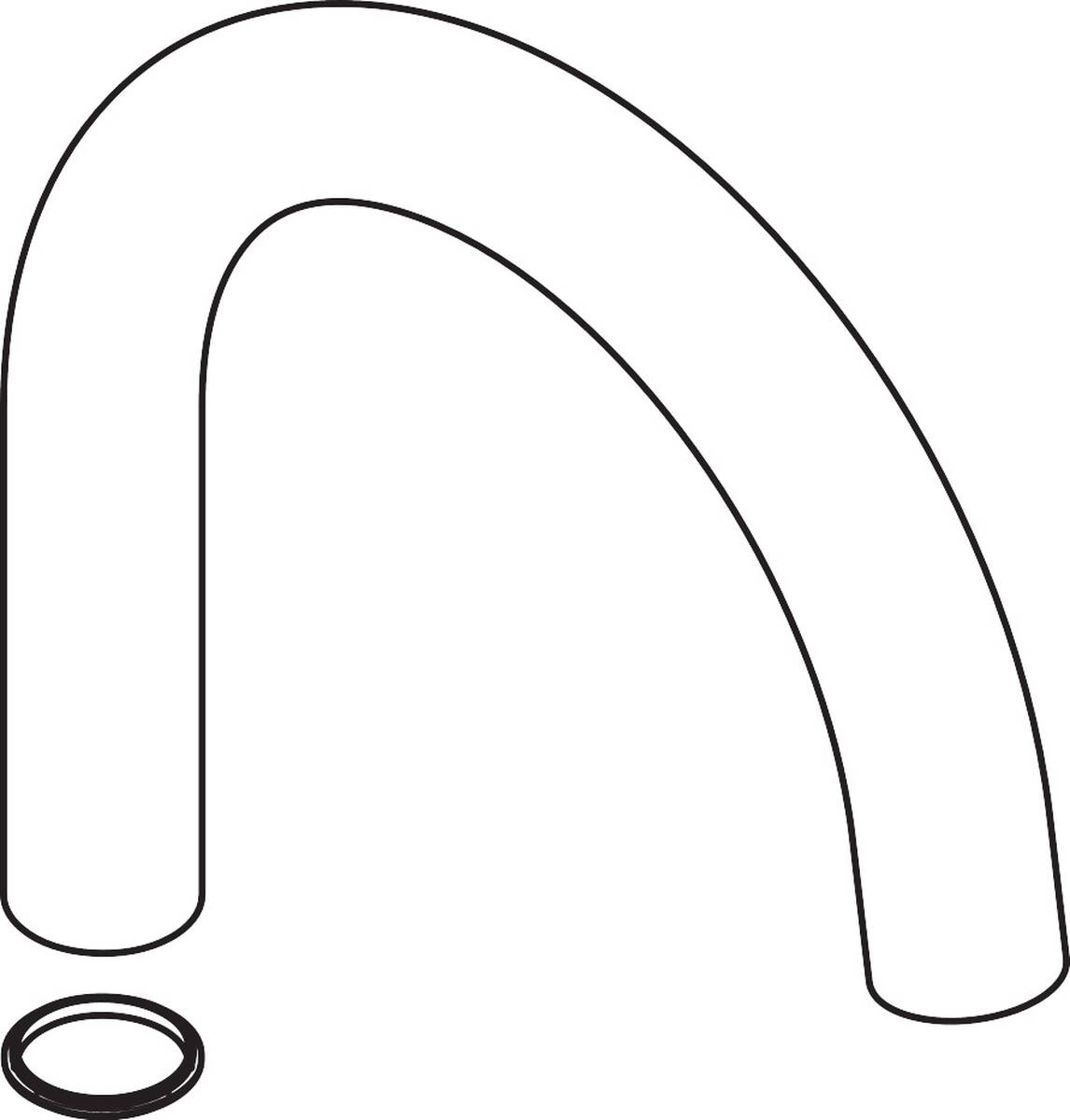 Bild von HANSGROHE Auslauf kpl. #93147000 - Chrom