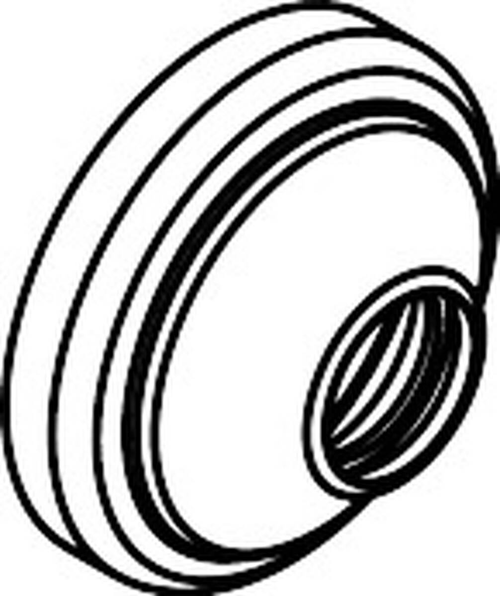 Bild von HANSGROHE Rosette Ø 60 mm #92982340 - Brushed Black Chrome