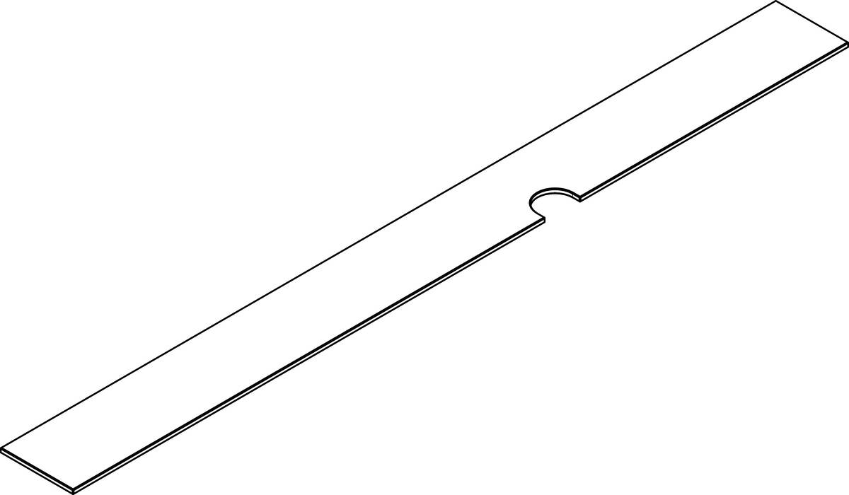 Obrázek HANSGROHE skleněná polička #93290000