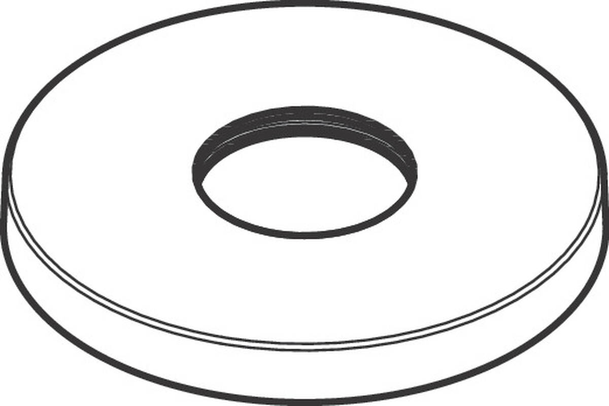 Picture of HANSGROHE escutcheon #94038800 - Stainless Steel Optic