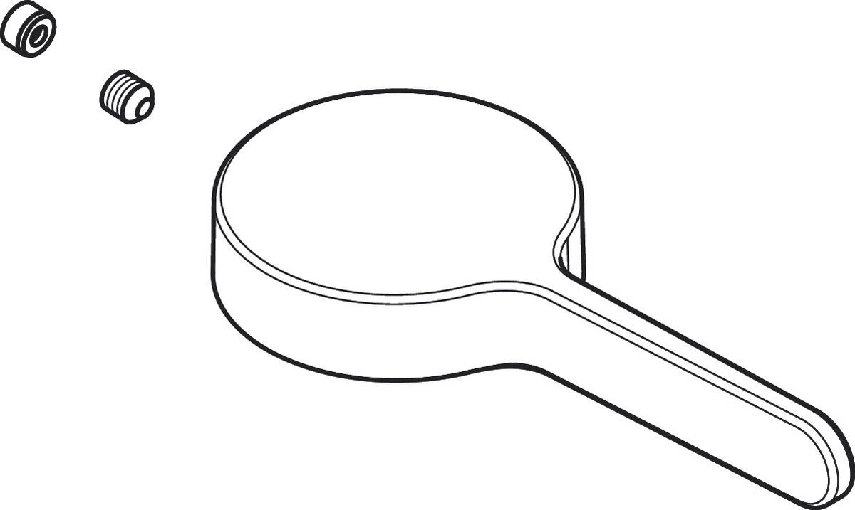 Picture of HANSGROHE handle #94026800 - Stainless Steel Optic