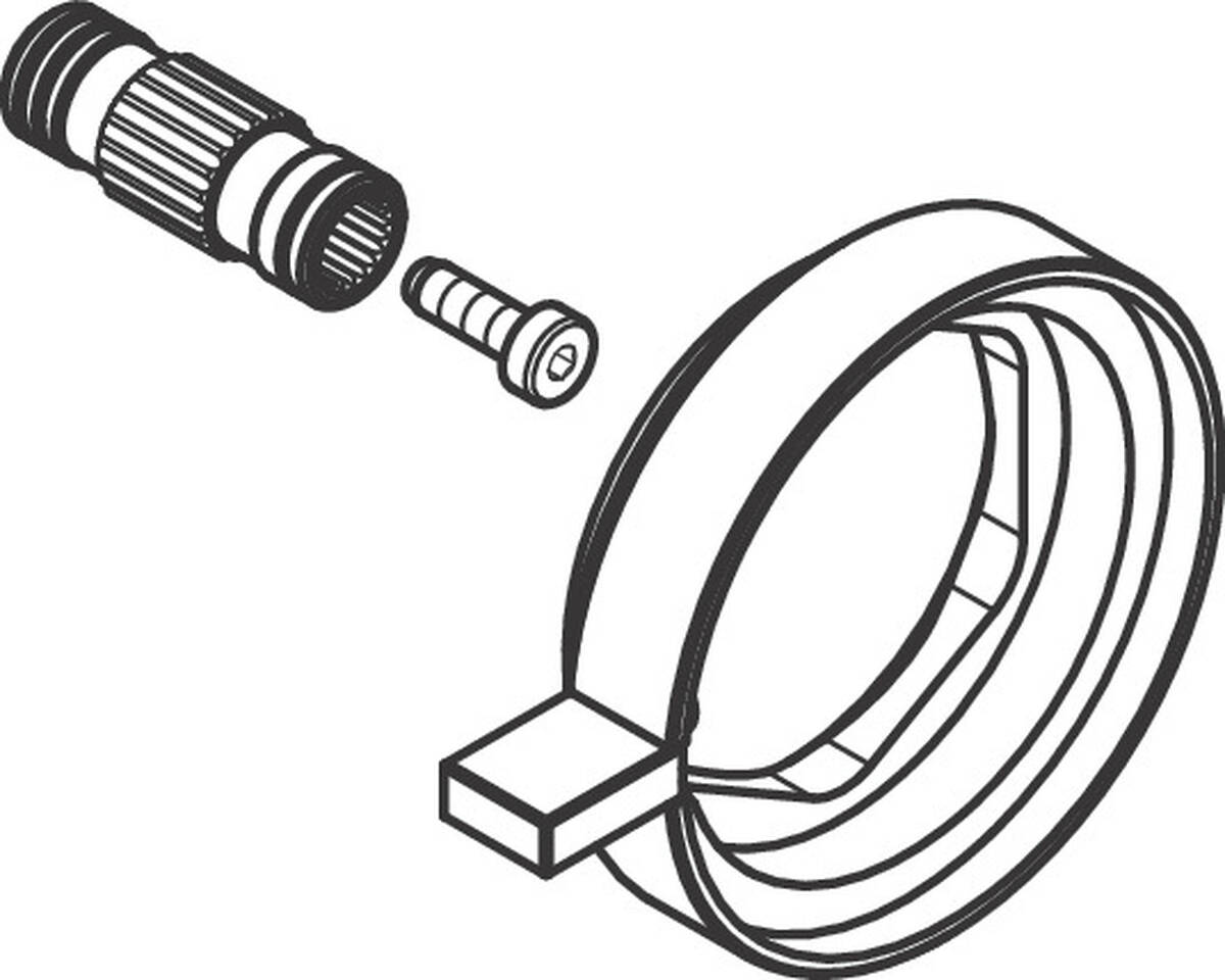 Bild von HANSGROHE Griff #93614000 - Chrom