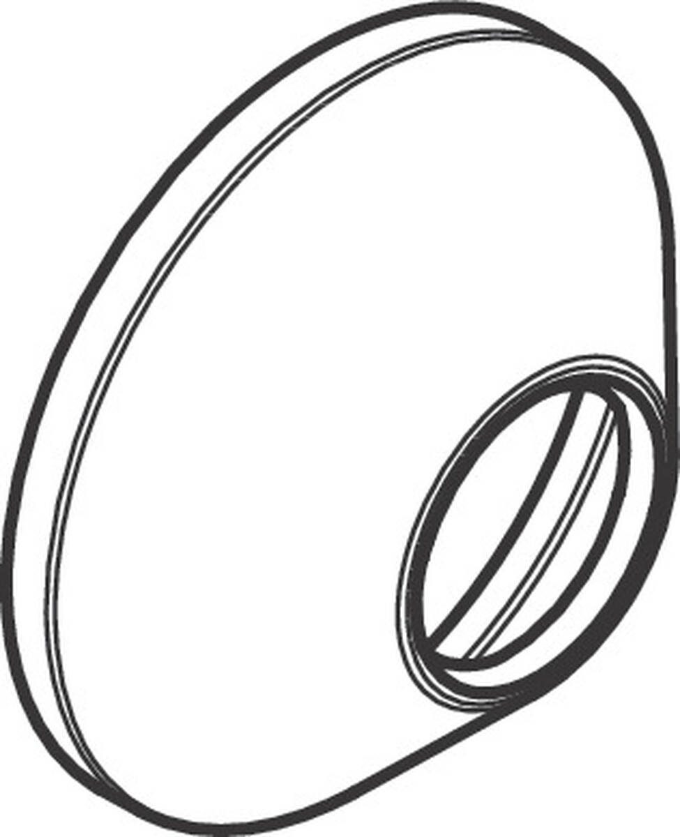 Bild von HANSGROHE Rosette Ø 70 mm #93718000 - Chrom
