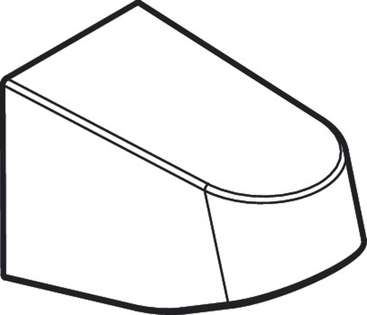 Bild von HANSGROHE Abdeckung #93958700 - Mattweiß