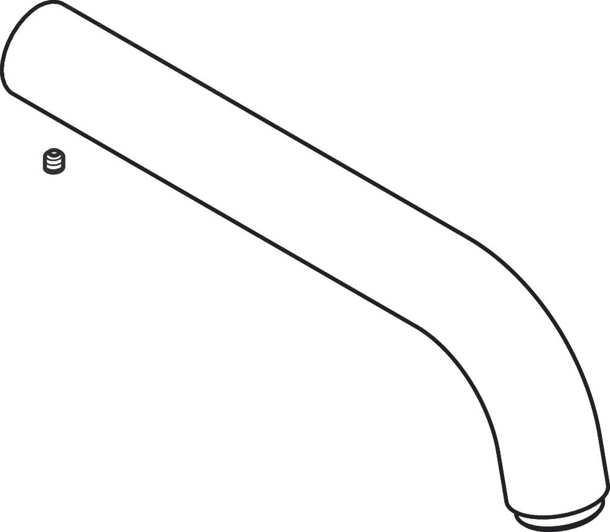 Bild von HANSGROHE Auslauf kpl. #93710000 - Chrom
