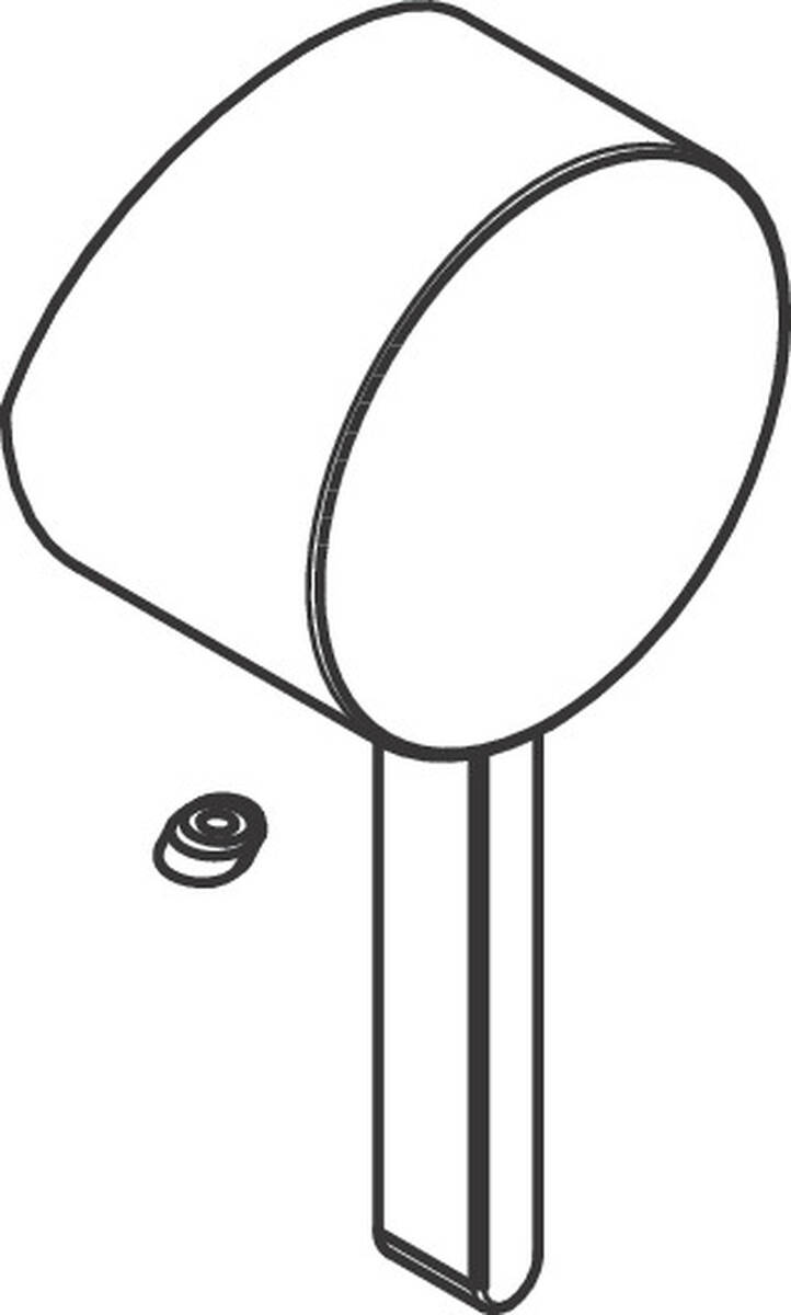 Bild von HANSGROHE Griff #94298670 - Mattschwarz