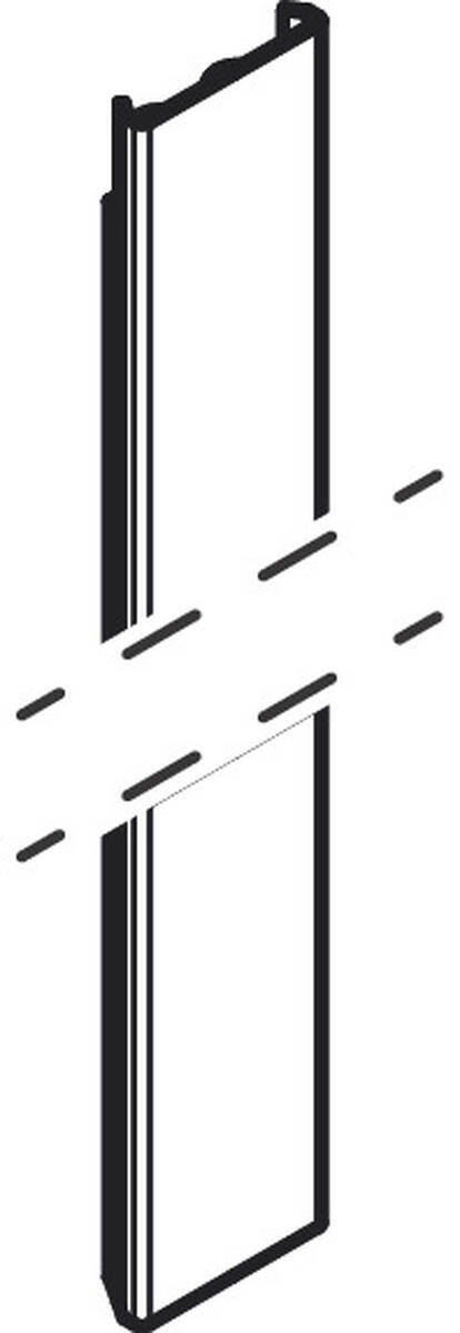 Bild von HANSGROHE Rohr inkl. Abdeckung (935 mm) #94515670 - Mattschwarz
