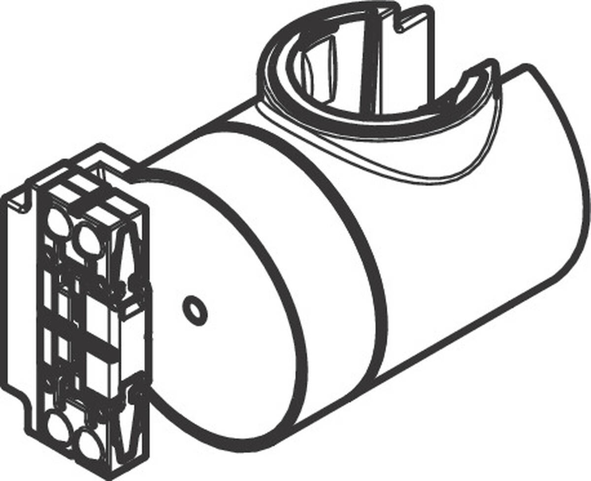 Bild von HANSGROHE Schieber kompl. #94727670 - Mattschwarz