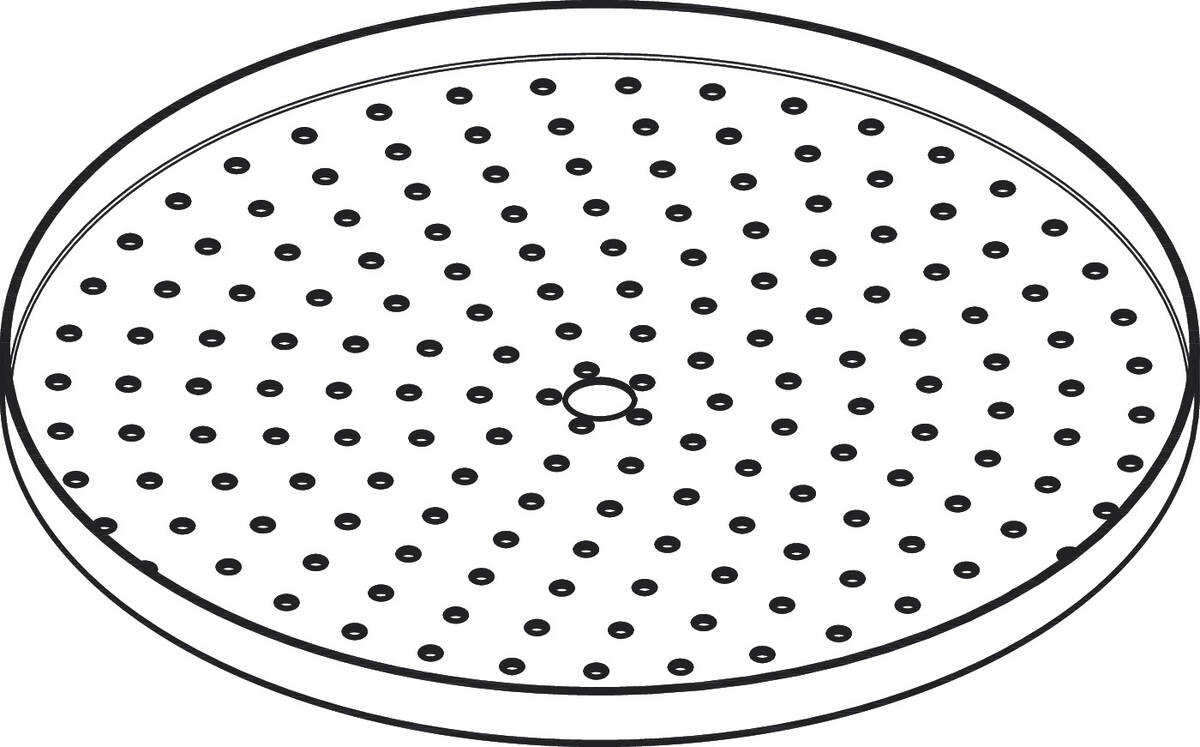 Picture of HANSGROHE Spray plate for OHS 240 #94589000 - Chrome