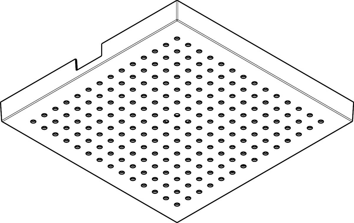 Obrázek HANSGROHE Dekorativní panel #95890300 - Leštěné červené zlato