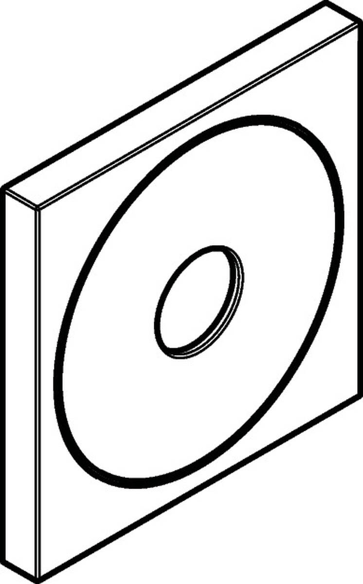 Bild von HANSGROHE Rosette #95943000 - Chrom