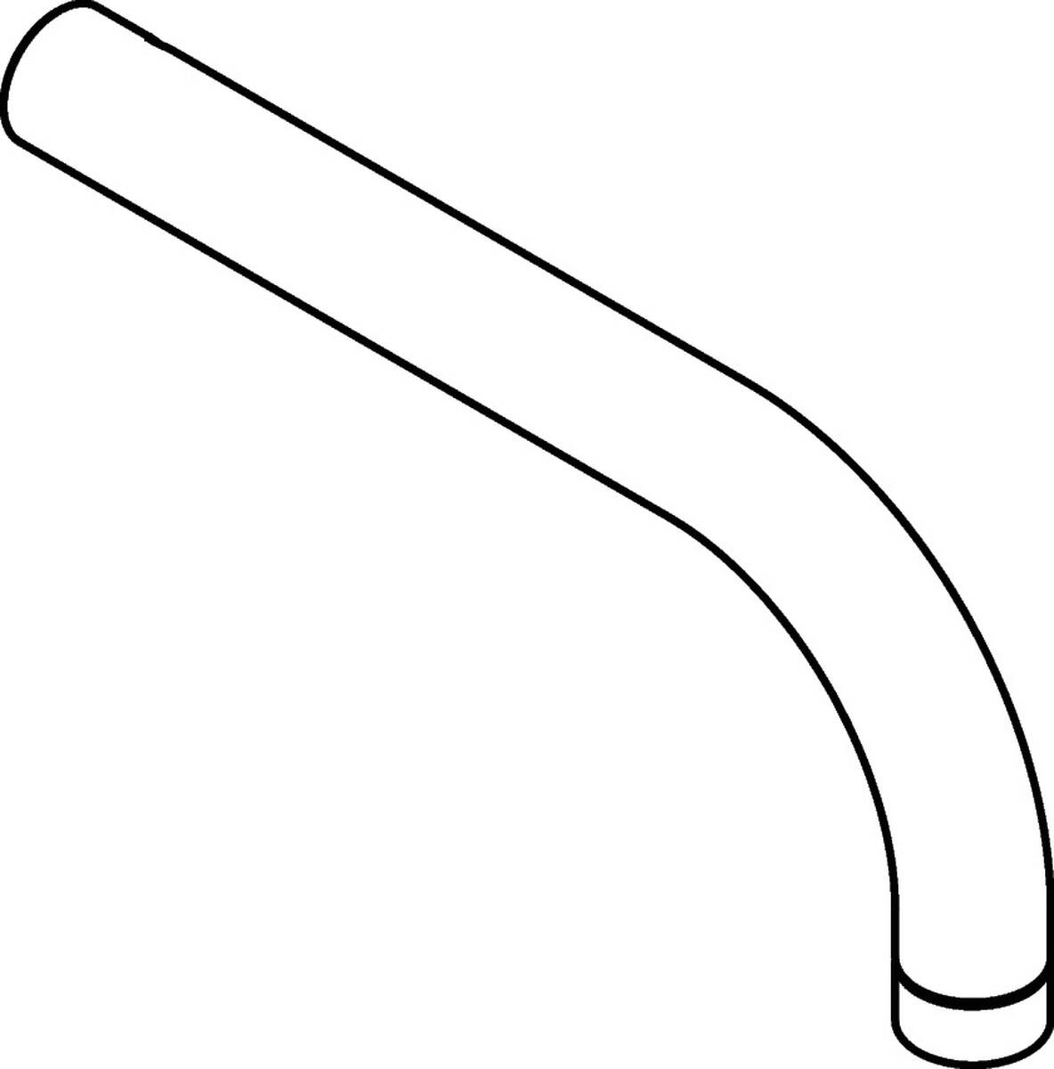 Obrázek HANSGROHE Výtoková trubice 165 mm #95950140 - kartáčovaný bronz