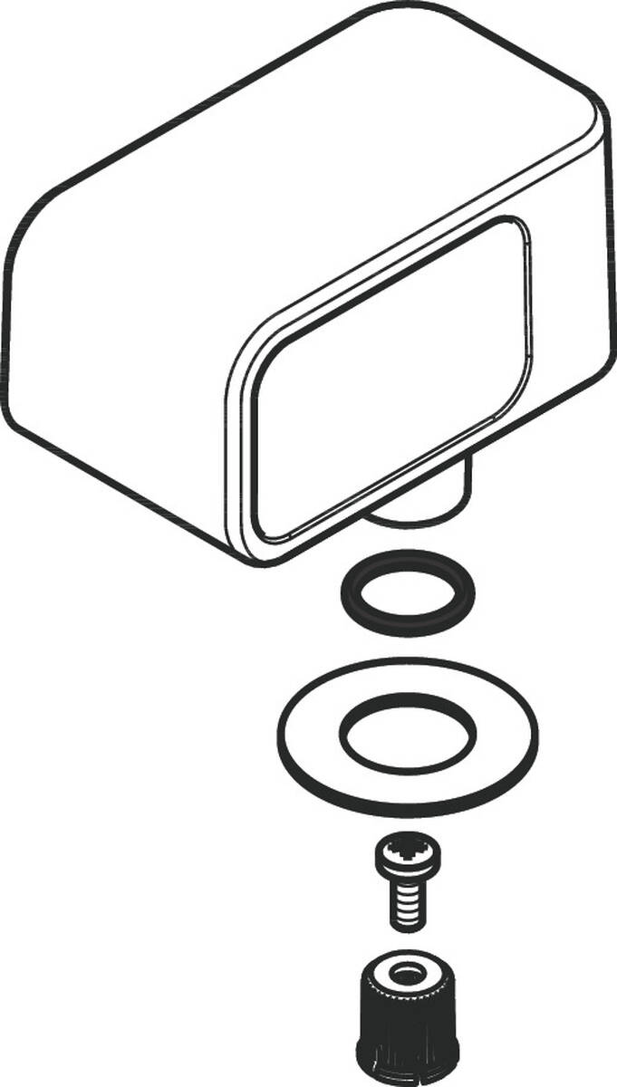 Picture of HANSGROHE HG handle hot water AXOR Urquiola 3-hole #95304000 - Chrome