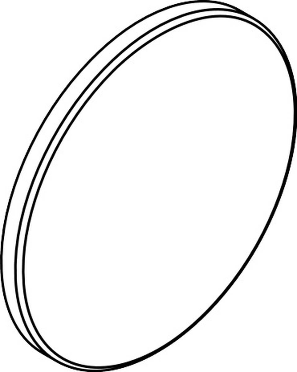 Bild von HANSGROHE Rosette Ø 170 mm #95946000 - Chrom