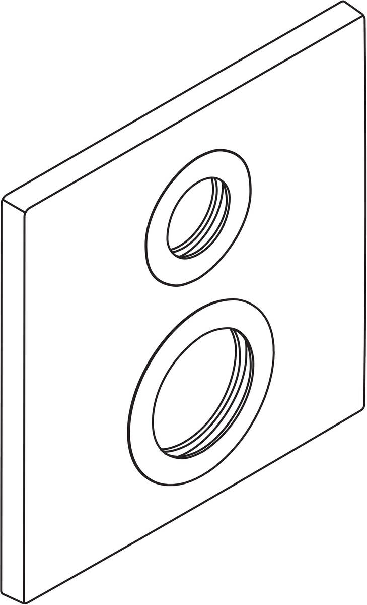 Bild von HANSGROHE Rosette #96752000 - Chrom