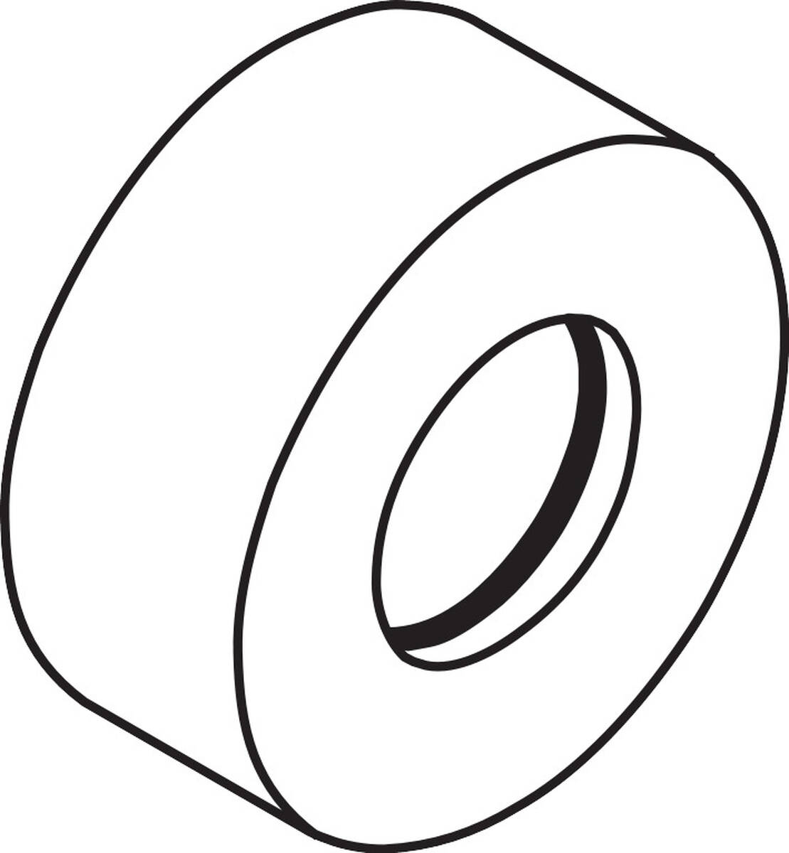 Bild von HANSGROHE Rosette Ø 59 mm #97507820 - Brushed Nickel
