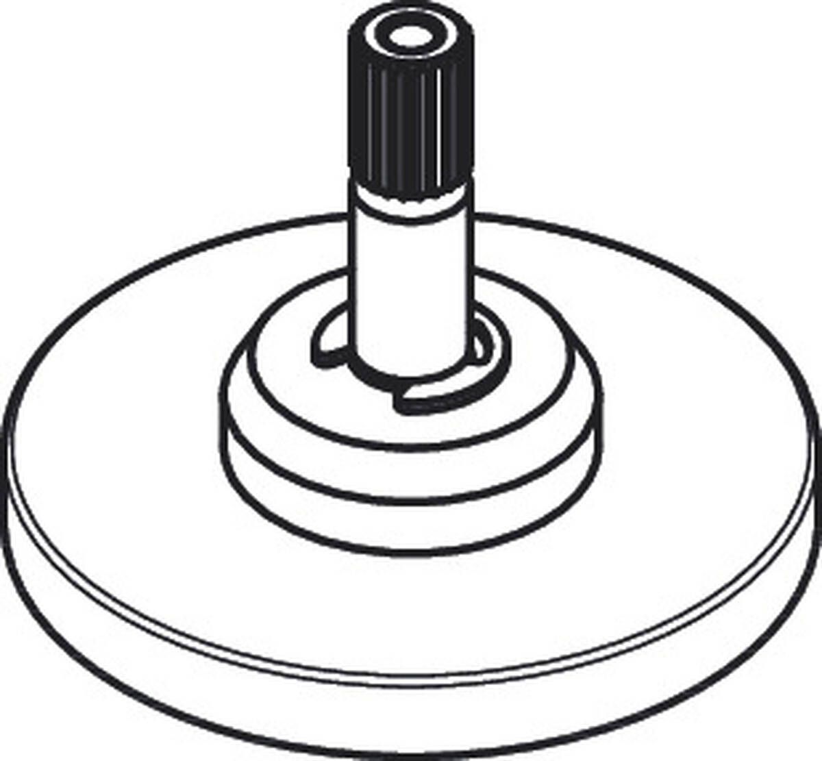 Bild von HANSGROHE Rosette Ø 52 mm #97285000 - Chrom