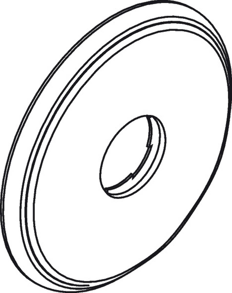 Picture of HANSGROHE HG Escutcheon AXOR Montreux thermostat #98648820 - Brushed Nickel