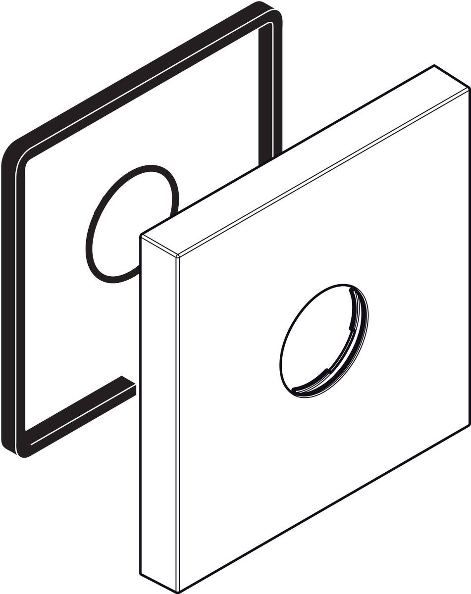 Obrázek HANSGROHE Rozeta #98318000 - chrom